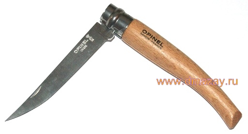 Нож филейный складной Opinel (ОПИНЕЛЬ) Beechwood slim knife 10VRI 517 (Effile 10 Hetre) с длиной лезвия 10 см    